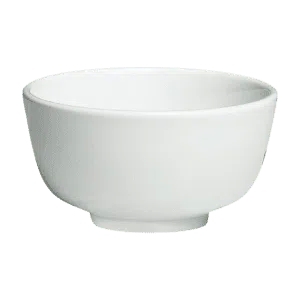 Cameo 210-99N Imperial White 11 oz Contemporary Rice Bowl 4-3/8"D x 2-3/16"H