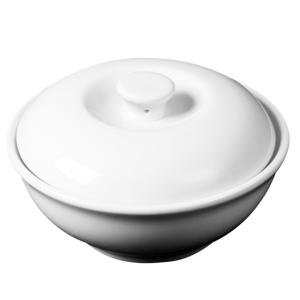 Cameo 210-D434N Imperial White 8 oz 2 pcs Soup Bowl (Lid & Bowl) 5"D