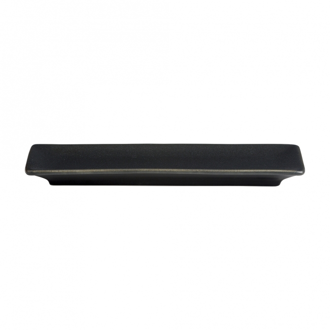 Cameo 910-710123F Onyx Rectangular Coupe Plate 12"L x 4"W