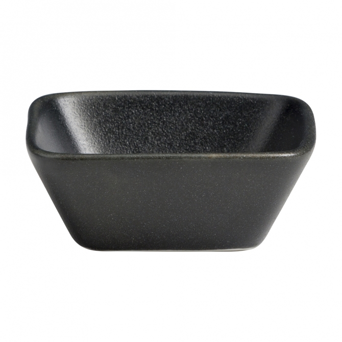 Cameo 910-7101552 Onyx Square Sauce Dish Black 4 oz