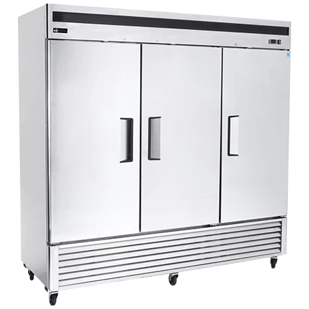 EFI C3-82VC Stainless Steel Hinged Solid 3 Doors Cooler 