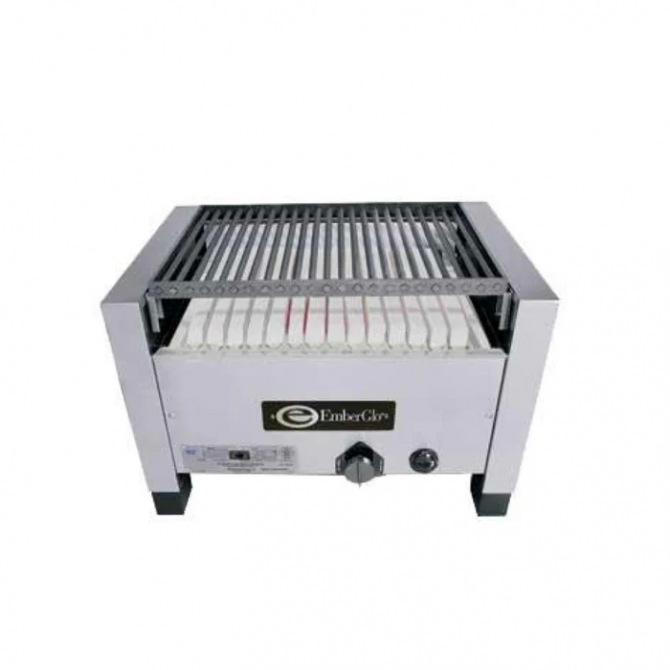 EmberGlo 25C Natural Gas Countertop 26" Broiler Open Hearth Boriling