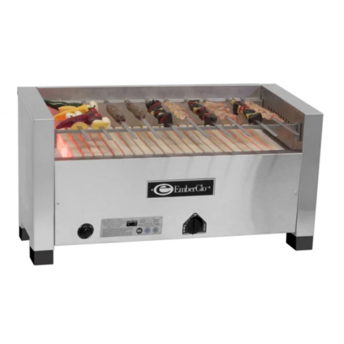 EmberGlo 25WC-Kabob Natural Gas Countertop Radiant 36" Kebab Broiler