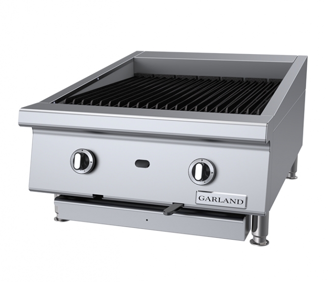 Garland GTBG24-AB24 24"  Natural Gas Ceramic Briquette Broilers with Adjustable Grates