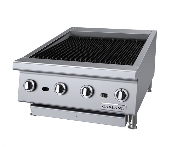 Garland GTBG24-NR24 24" Natural Gas Radiant Charbroiler With NON Adjustable Grates
