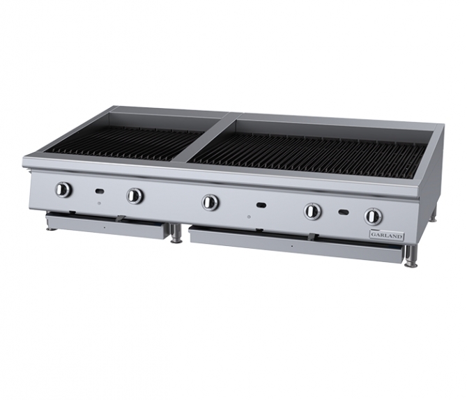 Garland GTBG60-AB60 60"  Natural Gas Ceramic Briquette Broilers with Adjustable Grates