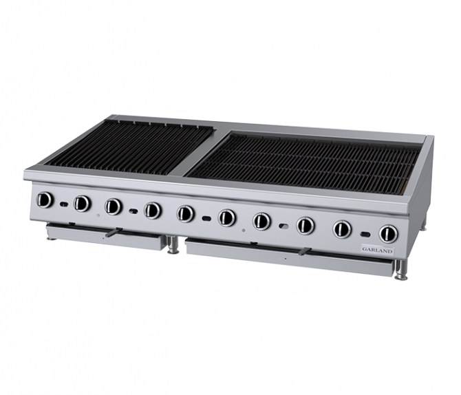 Garland GTBG60-AR60 60" Natural Gas Radiant Charbroiler With Adjustable Grates 