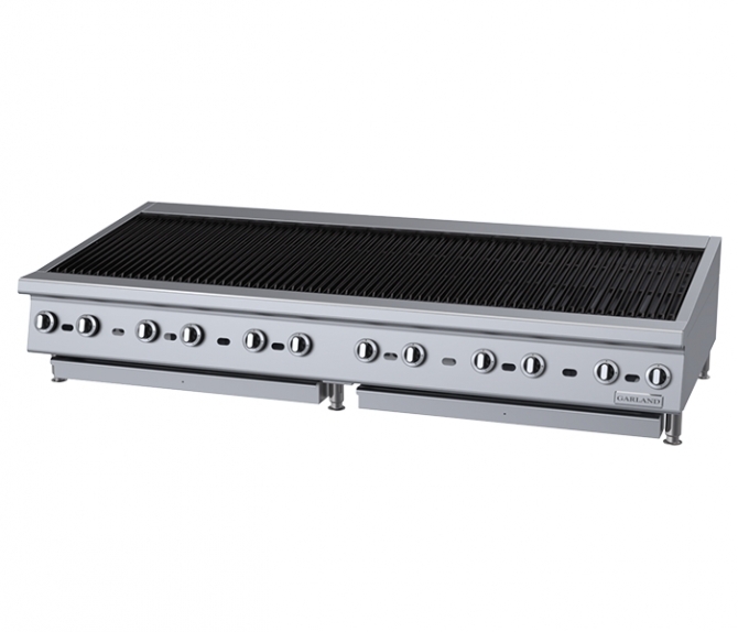 Garland GTBG72-NR72 72" Natural Gas Radiant Charbroiler With NON Adjustable Grates