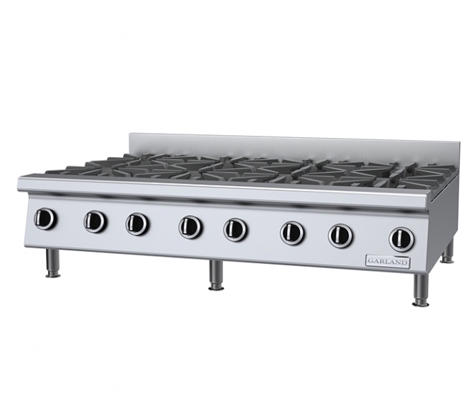 Garland GTOG48-8 48" Natural Gas 8 Burners Heavy Duty Hot Plate 