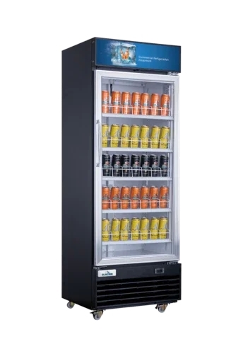 Glacier 29" Merchandiser Refrigerator 1 hinged glass door cooler GM-19R