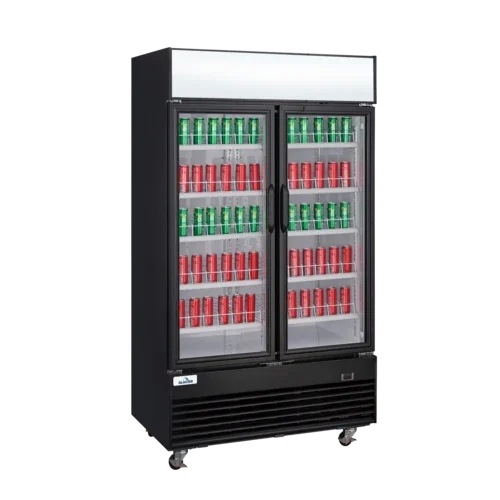 Glacier 39" Merchandiser Refrigerator 2 hinged glass door cooler GM-33R