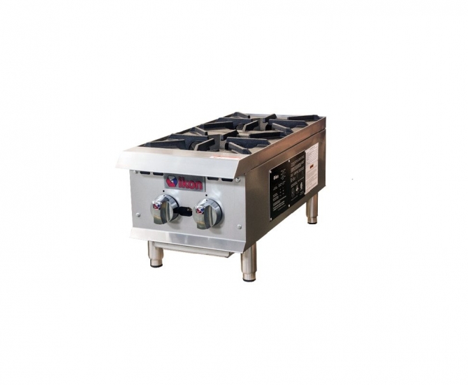 iKon Countertop Two Burner Range Gas