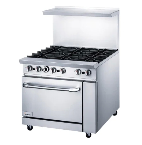 INFERNO 36" (6) Burner Range with oven IR36-6B