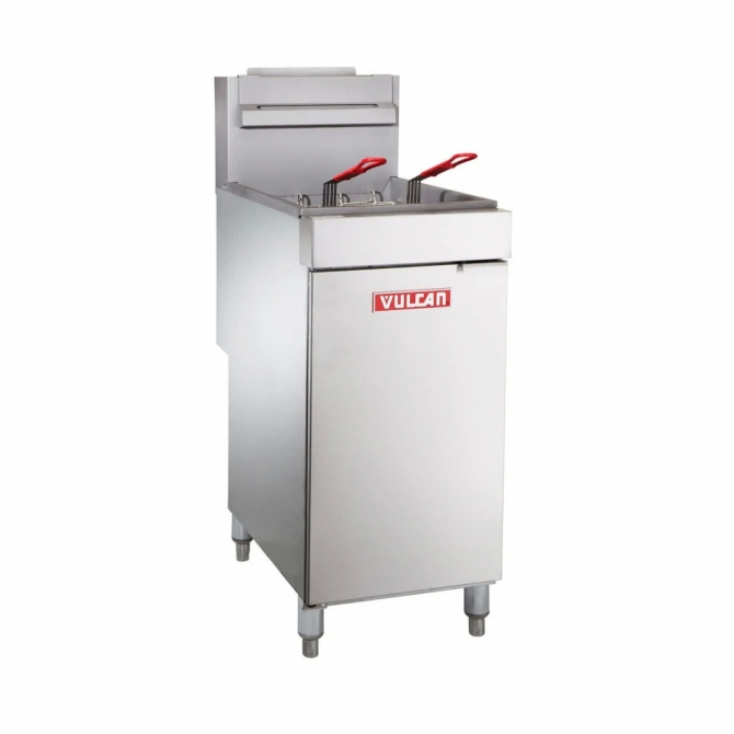 Vulcan 65-70 lbs Natural Gas Floor Deep Fryer LG500 