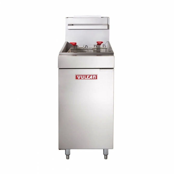 Vulcan 65-70 lbs Natural Gas Floor Deep Fryer LG500 