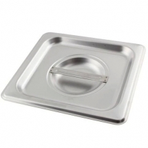 Browne 575568 Solid Cover for Sixth Size Steam Pan 24 gauge Stainless Steel