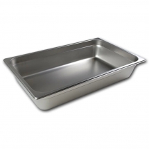 Browne 5781104 Full Size Food Pan, 4" Deep, 24 Gauge Stainless Steel 