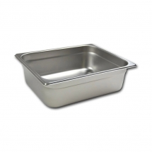 Browne 5781204 Half Size Food Pan, 4" Deep, 24 Gauge Stainless Steel 