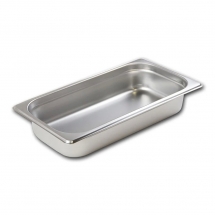 Browne 5781302 1/3 Size Food Pan, 2" Deep, 24 Gauge Stainless Steel 