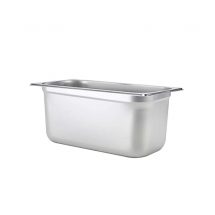 Browne 5781406 1/4 Size Food Pan, 6" Deep, 24 Gauge Stainless Steel 