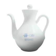 Cameo 210-15S Imperial White 5 oz Soy Sauce Pot