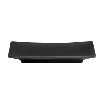 Cameo 910-710103 Onyx Rectangular No Rim Platter 10-1/2"L x 7-1/4"W