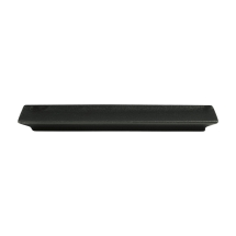 Cameo 910-710103N Onyx Rectangular Coupe Plate 14"L x 5"W