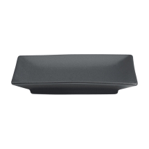 Cameo 910-710111N Onyx Square Coupe Plate Black 11"W x 11"L