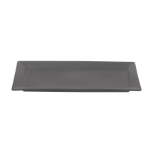 Cameo 910-710143 Onyx Rectangular Rim Plate 14"L x 7"W