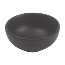Cameo 910-7105980 Onyx Round Butter Dish Black 3 oz