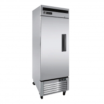 EFI C1-27VC-L Stainless Steel Exterior Left Hinged Single Solid Door Cooler 