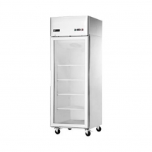 EFI C1-29GDSVC Stainless Steel Right Hinged Single Glass Door Cooler 