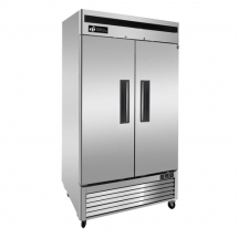 EFI C2-39VC Stainless steel exterior hinged solid 2 doors cooler 