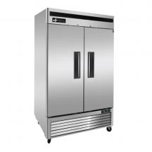 EFI C2-54VC Stainless Steel Exterior Hinged Solid 2 Doors Cooler 