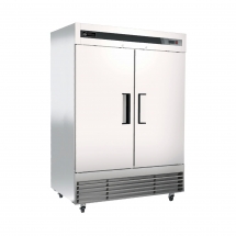 EFI C2-54VCX Stainless Steel Exterior Hinged Solid 2 Doors Cooler 