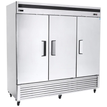 EFI C3-82VC Stainless Steel Hinged Solid 3 Doors Cooler 
