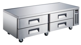 EFI CCB-72VCX 72" Chef Base Stainless Steel Exteror with Marine Edge Top