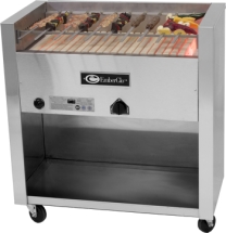Emberglo 25WF Kabob Natural Gas Floor Radiant 36" Kebab Broiler