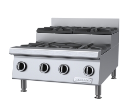 Garland GTOG24-SU GT-Series 24" Countertop Step-Up Open Burner Hot Plates