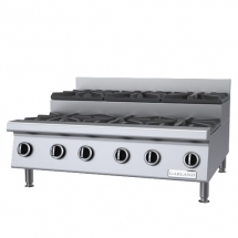Garland GTOG36-SU GT-Series 36" Countertop Step-Up Open Burner Hot Plates