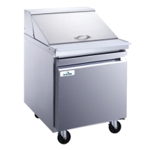 Glacier 29" Mega Top Prep Table with 12 x 1/6 size clear pan GMT-29-12