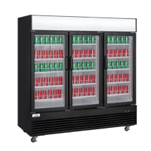 Glacier 78" Merchandiser Refrigerator 3 hinged glass doors cooler GM-69R