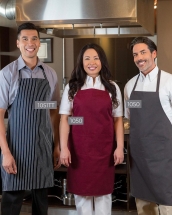 Premium Black Standard Bib Apron with front pouch