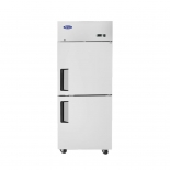 ATOSA 29" Top Mount Stainless Steel Solid Half 2-Door Reach-In Cooler Right door hinge MBF8010GR