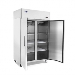ATOSA  51" Top Mount Stainless Steel 2 hinged Solid Door Reach-In Cooler MBF8005GR