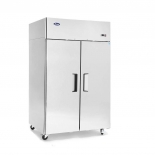 ATOSA  51" Top Mount Stainless Steel 2 hinged Solid Door Reach-In Freezer MBF8002GR