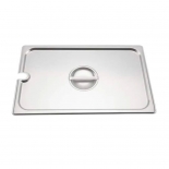 Browne 575529 Notched Cover for Full Size Steam Pan 24 gauge Stainless Steel