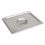 Browne 575538 Solid Cover for Half Size Steam Pan 24 gauge Stainless Steel