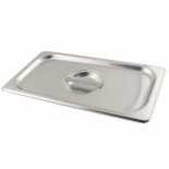 Browne 575548 Solid Cover for Third Size Steam Pan 24 gauge Stainless Steel