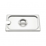 Browne 575549 Notched Cover for Third Size Steam Pan 24 gauge Stainless Steel